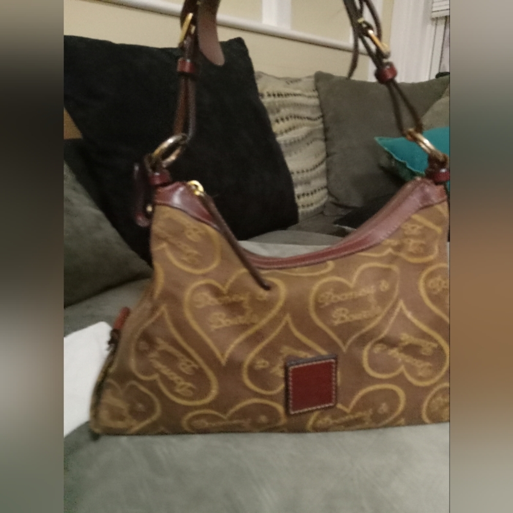 Dooney and Burke Signature Heart Purse